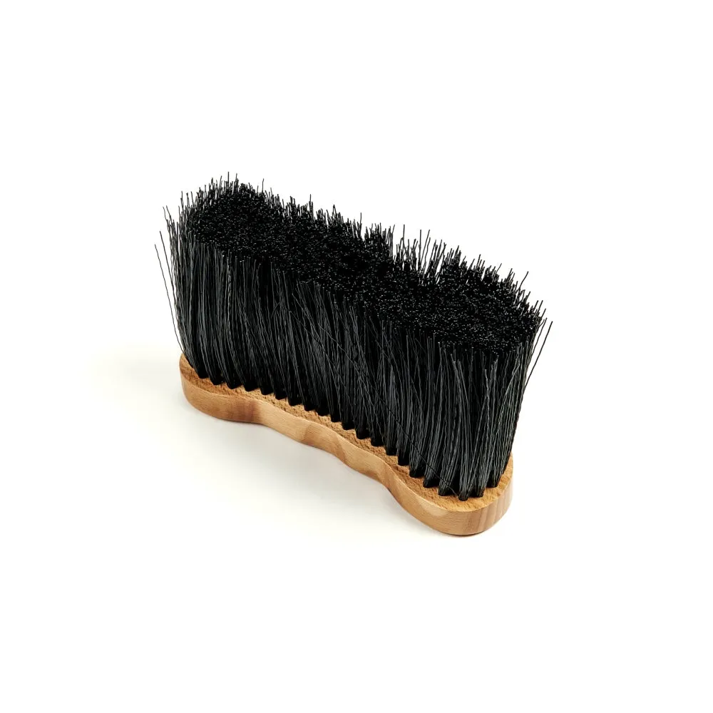 1721 Shires Ezi-Groom Wood Handle Premium Long Dandy Brush