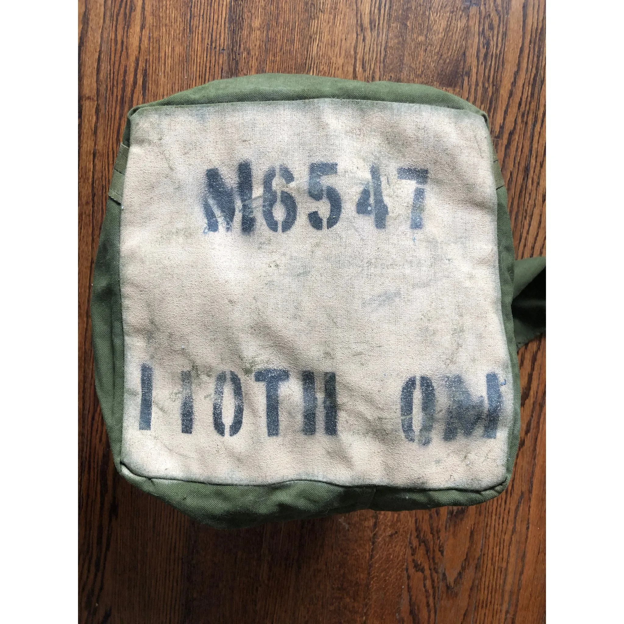 1980s U.S. Army Duffle Backpack 110th OM