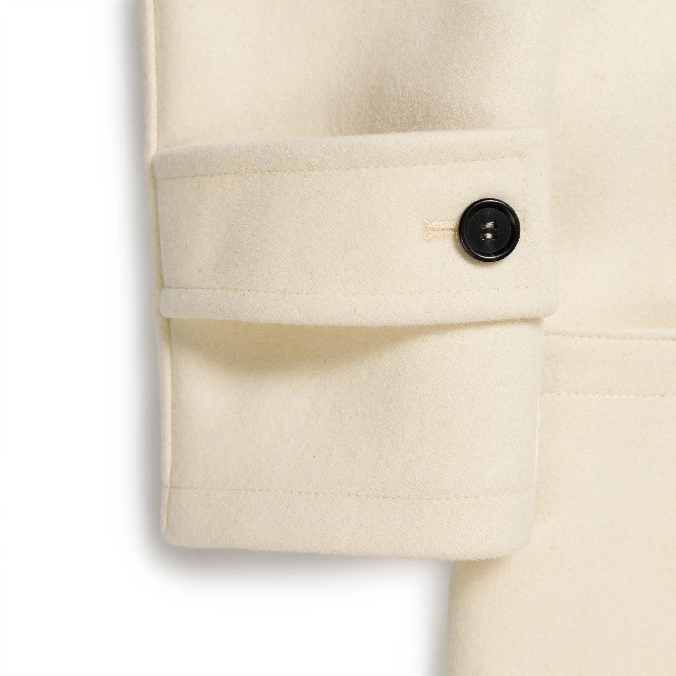 Allevol 'Pat' Duffle Coat White