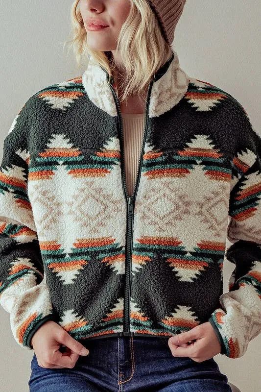 “Arizona Babe” Sherpa Jacket