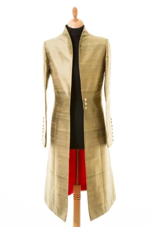 Avani Coat in Oyster Gold