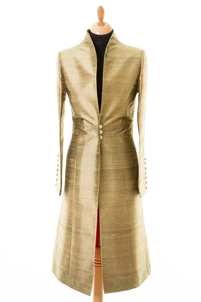 Avani Coat in Oyster Gold