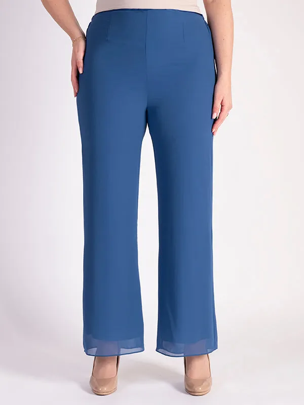 Azure Chiffon Trousers