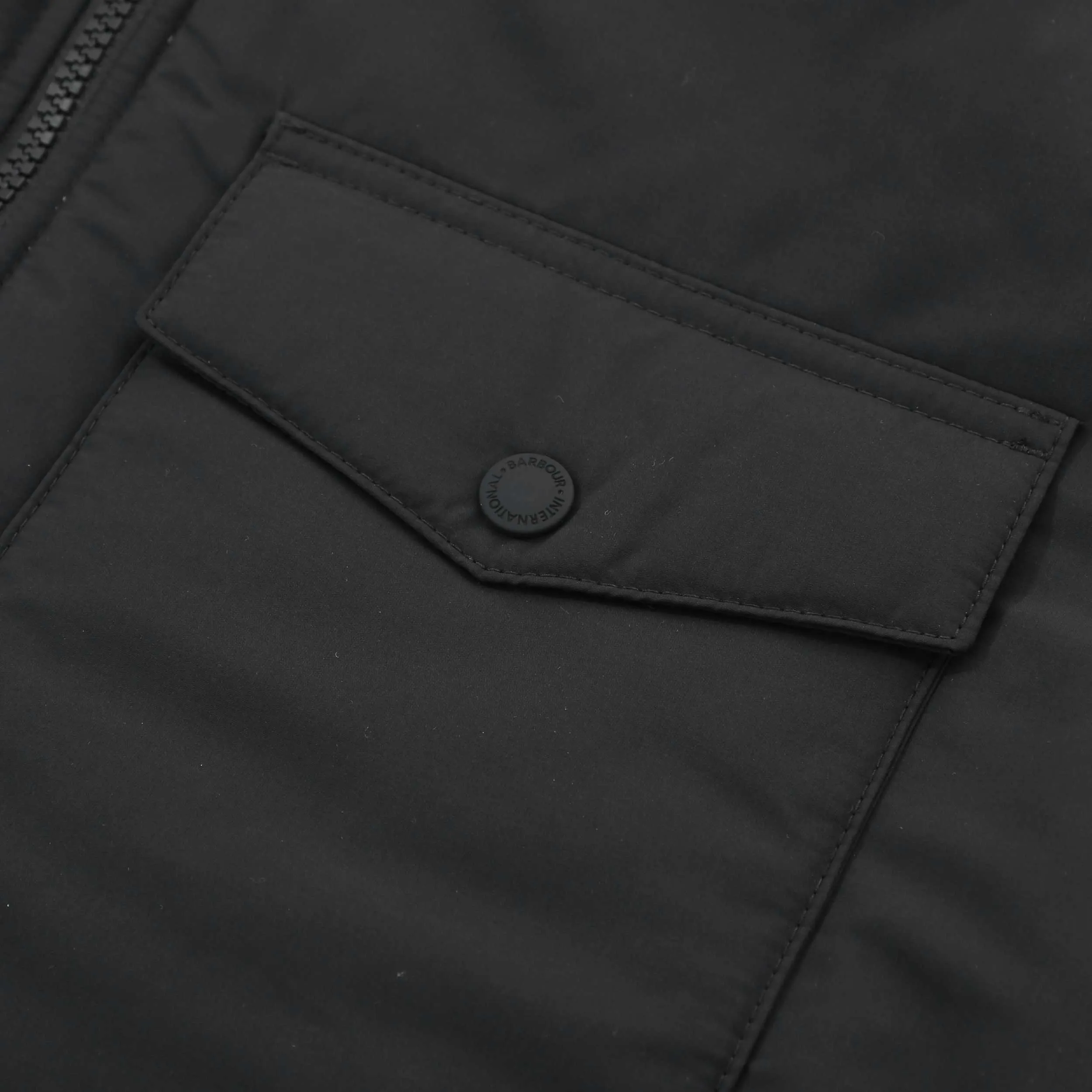 Barbour Distill Quilted Jacket in Black