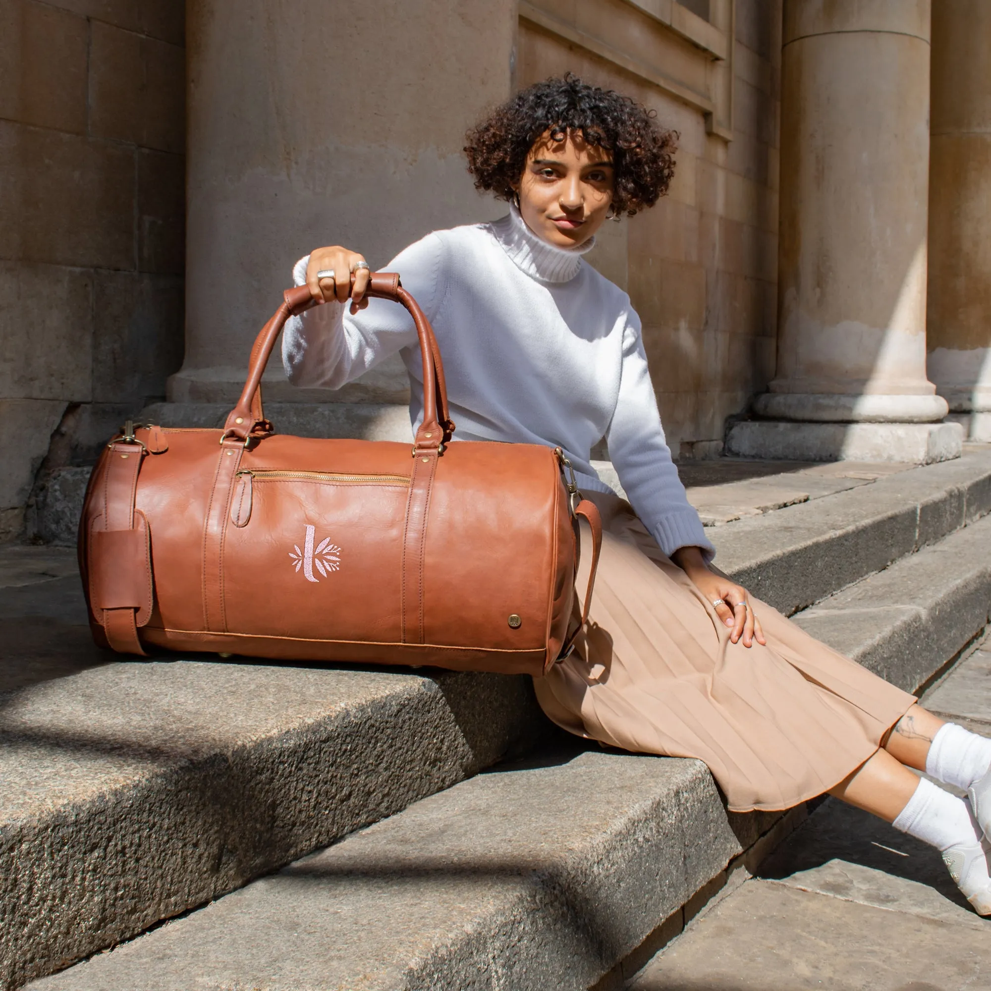 Branded Leather Duffle & Travel Bags