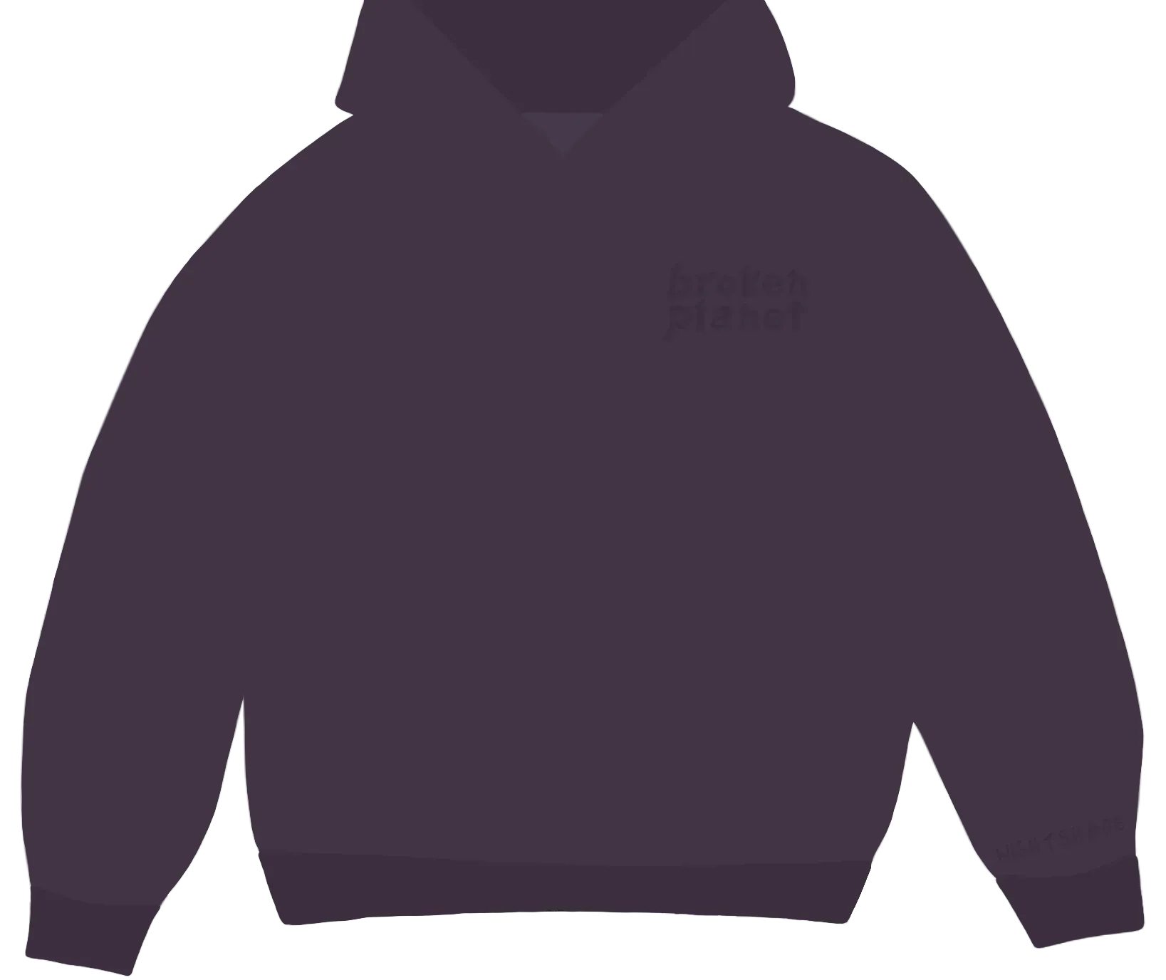 Broken Planet Market Basic Nightshade Purple Hoodie