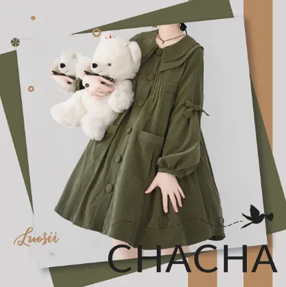 (Buyforme)Forest Wardrobe~Country Lolita Warm Lovely Coat Multicolors