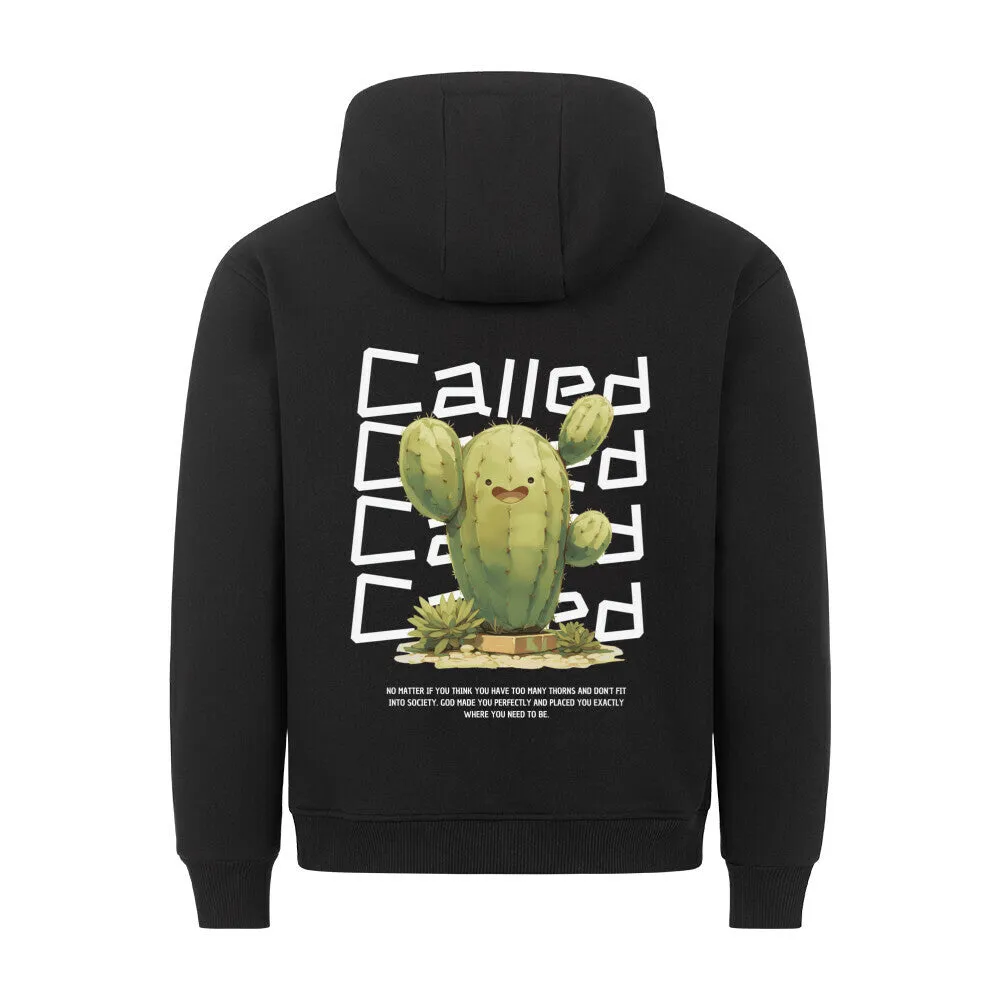 Called Cactus - Trust in his way Hoodie BackPrint