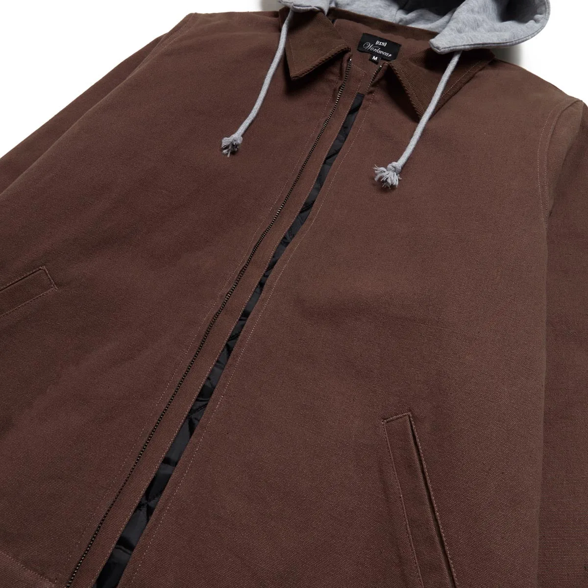 CCS Heavy Canvas Insulated Work Jacket - Brown