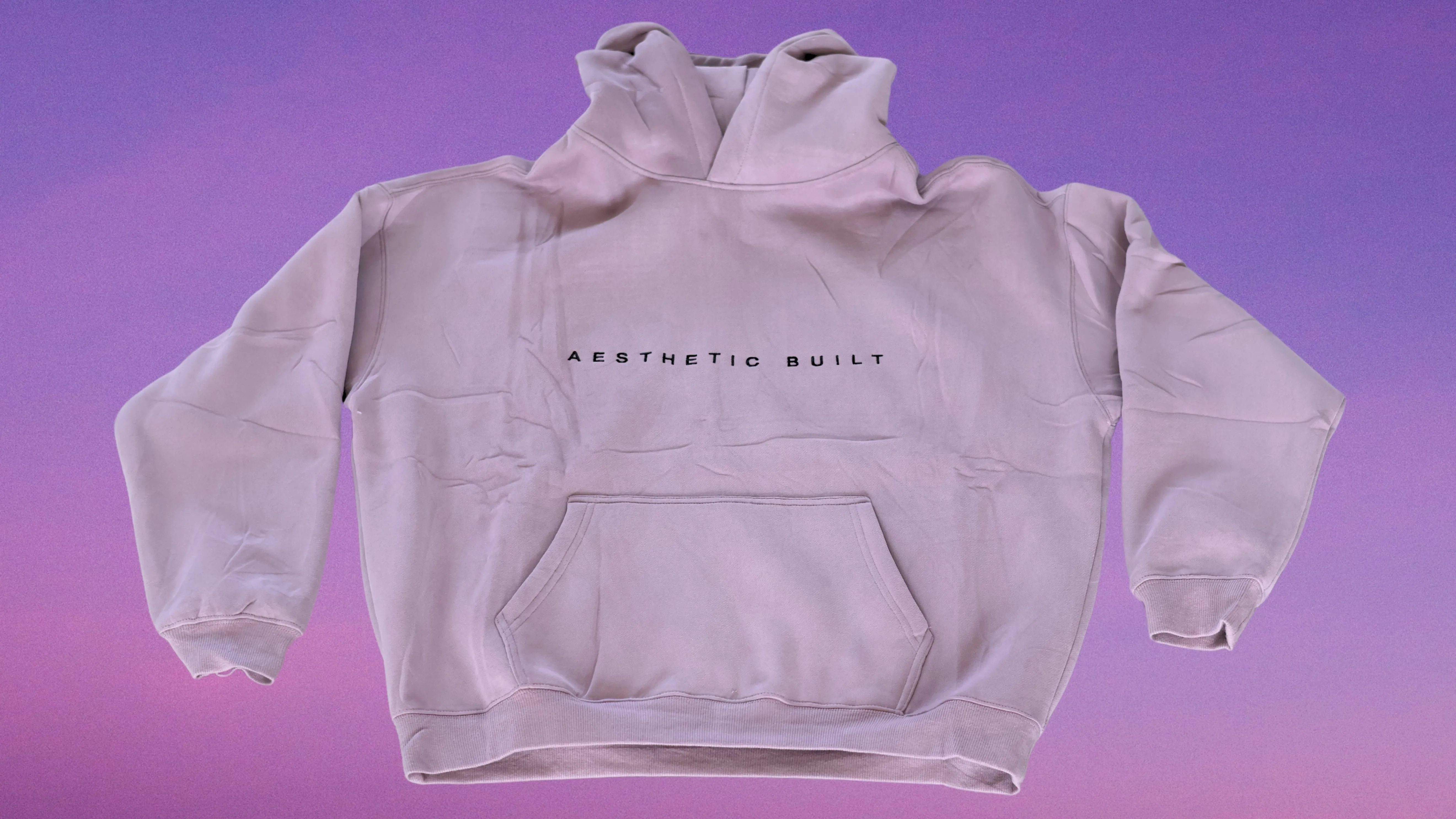 Chalk Purple Eternal Pump Oversized Hoodie