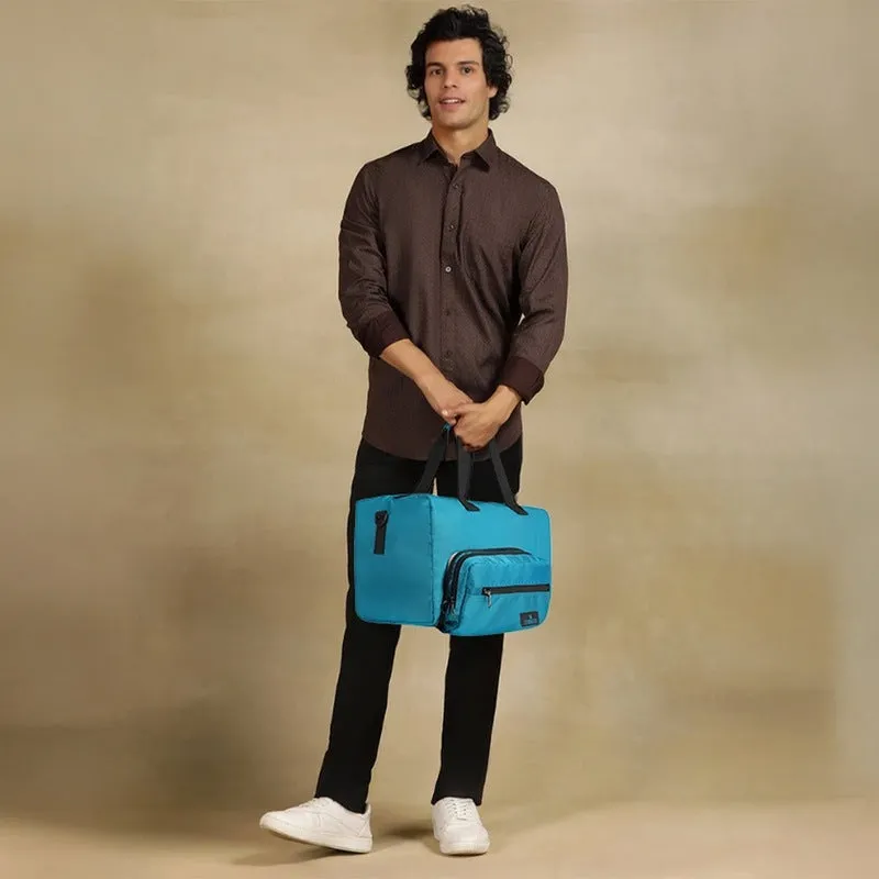 Convertible Travel Duffle Bag - Stylish & Spacious | Adjustable Strap | 25L | Turquoise Blue