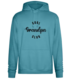 Cool Grandpa Club Text Design - Premium Essential Unisex Hoodie