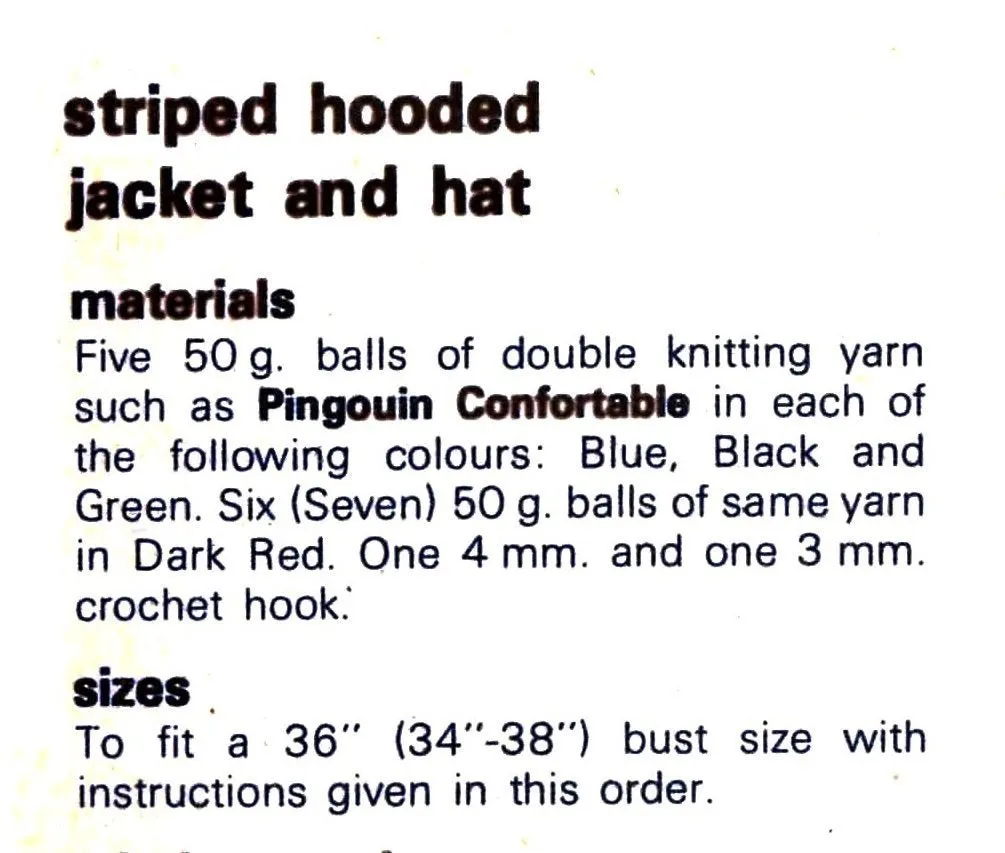 Crochet Jacket Pattern, Ladies Hooded Wrap Coat and Hat, Instant Download