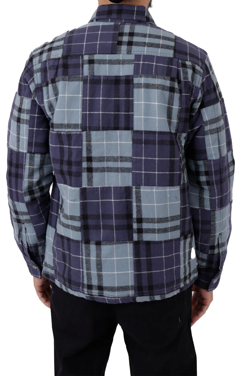 Curtis Plaid Flannel Shirt Jacket - Leaf Multi