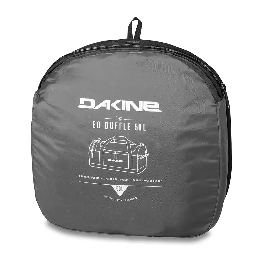 Dakine Unisex Black 50L One Size Eq Duffle Travel Bag - 10004495-BLACK