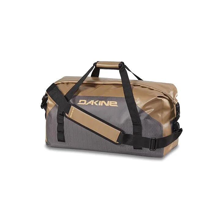 Dakine Unisex Castlerock/Stone One Size Cyclone Wet/Dry Rolltop Duffle 60L Bag - 10004073-CASTLEROCK/STONE