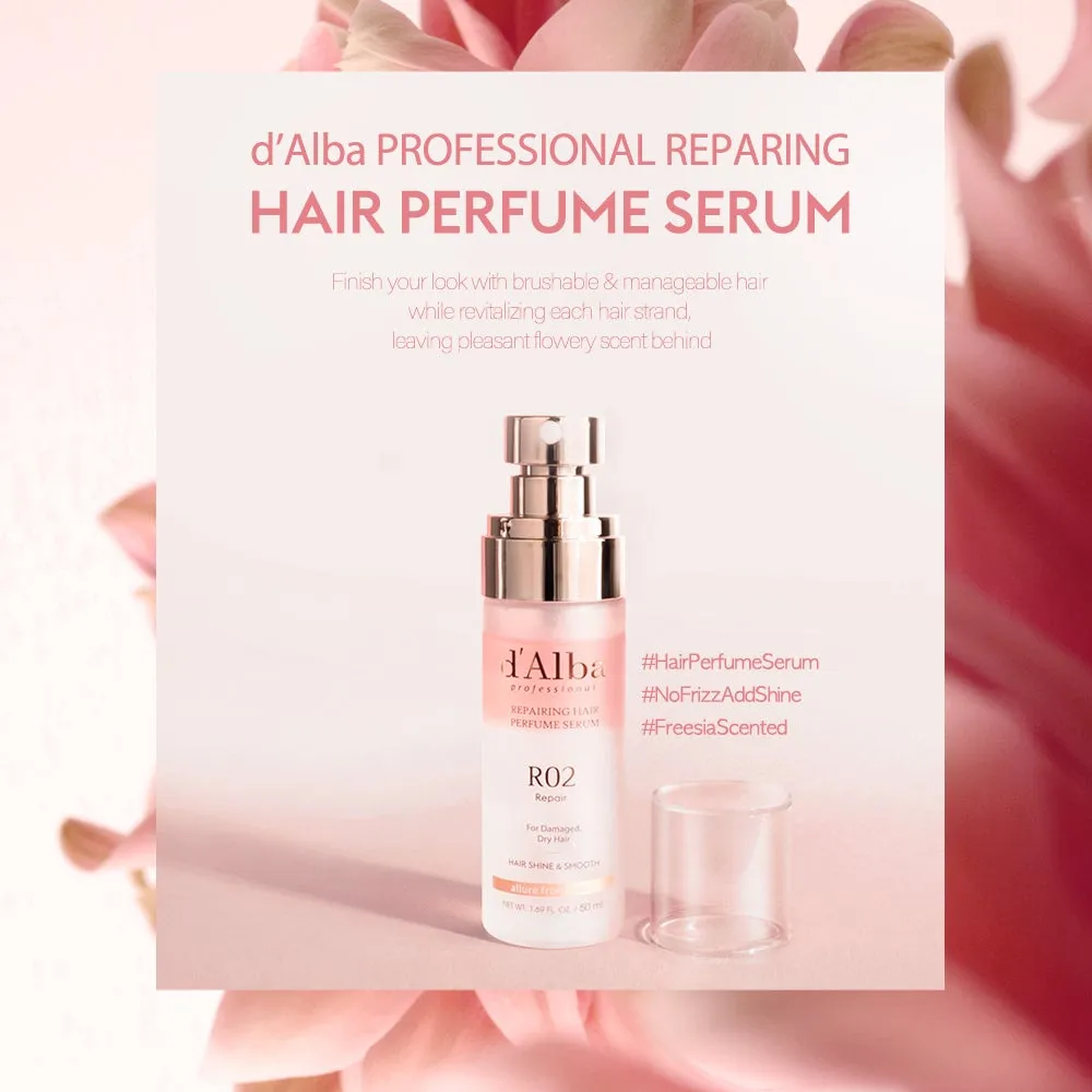 d'Alba Repairing Hair Perfume Serum R02 (Rose Freesia)