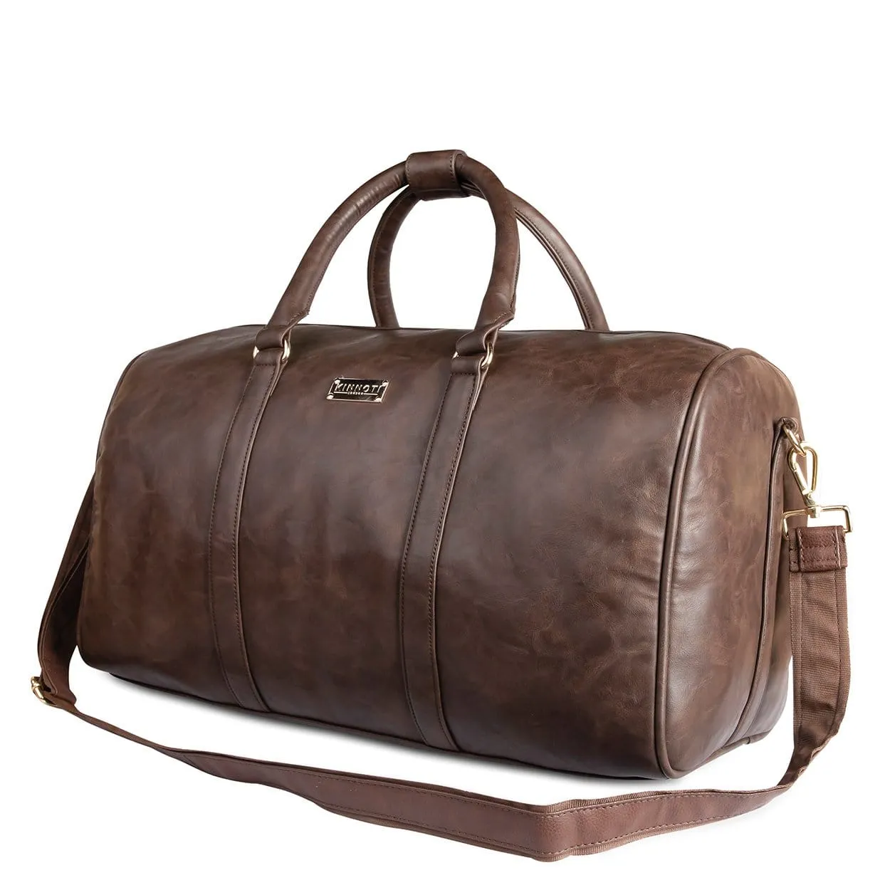 Dark Brown Travel Duffle Bag