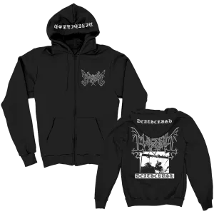 Deathcrush Zip Up Hoodie (Black)