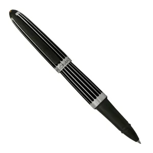 Diplomat Aero Stripes Black - Rollerball