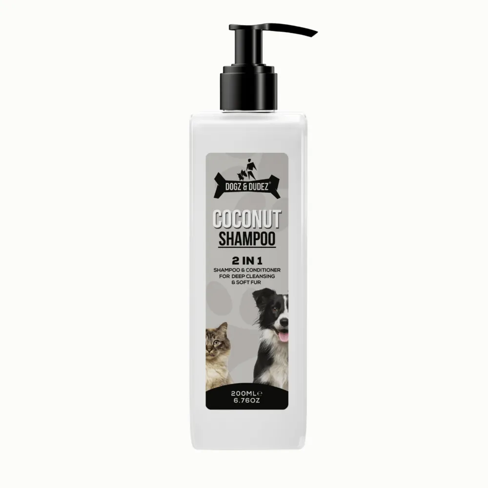 DOGZ & DUDEZ Coconut Shampoo for Dogs and Cats (Limited Shelf Life)