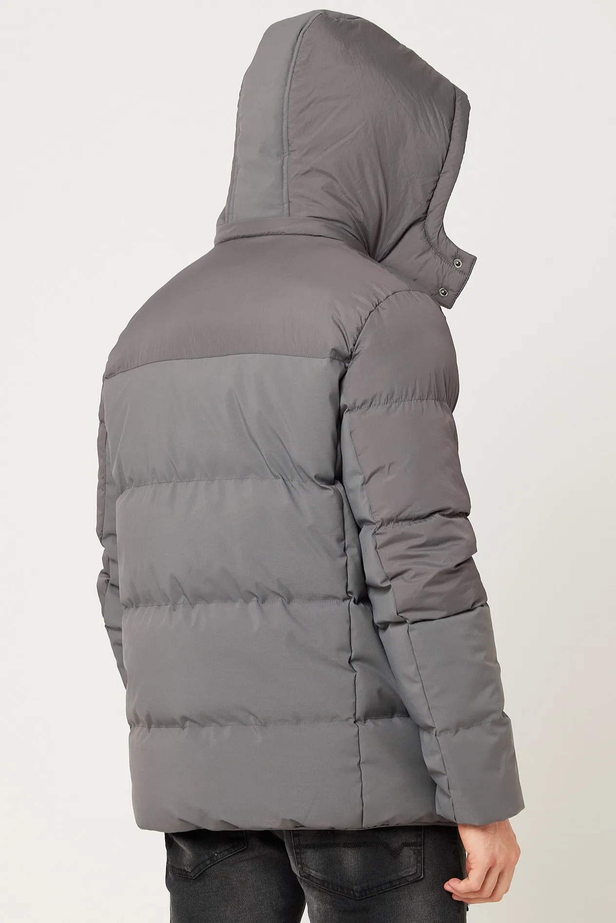 Downsbury Puffer Jacket - Grey