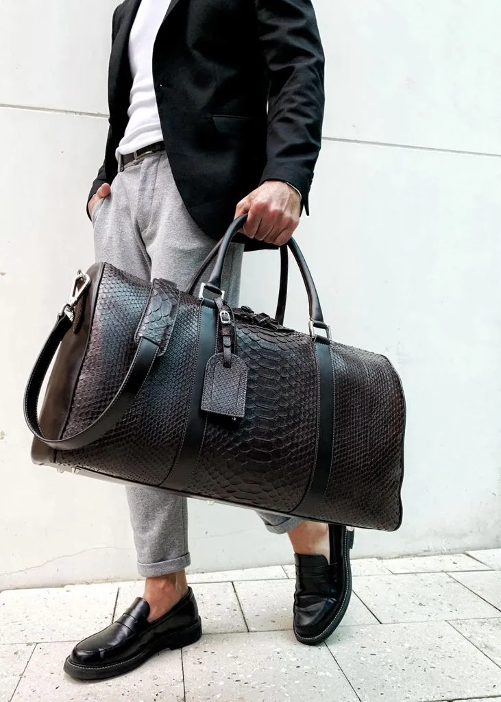 Duffle Bag in Dark Brown