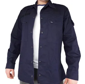 Dutch Navy - Dark Blue Heavyweight Shirt/Fatigue Jacket - Long Sleeve - Grade 1