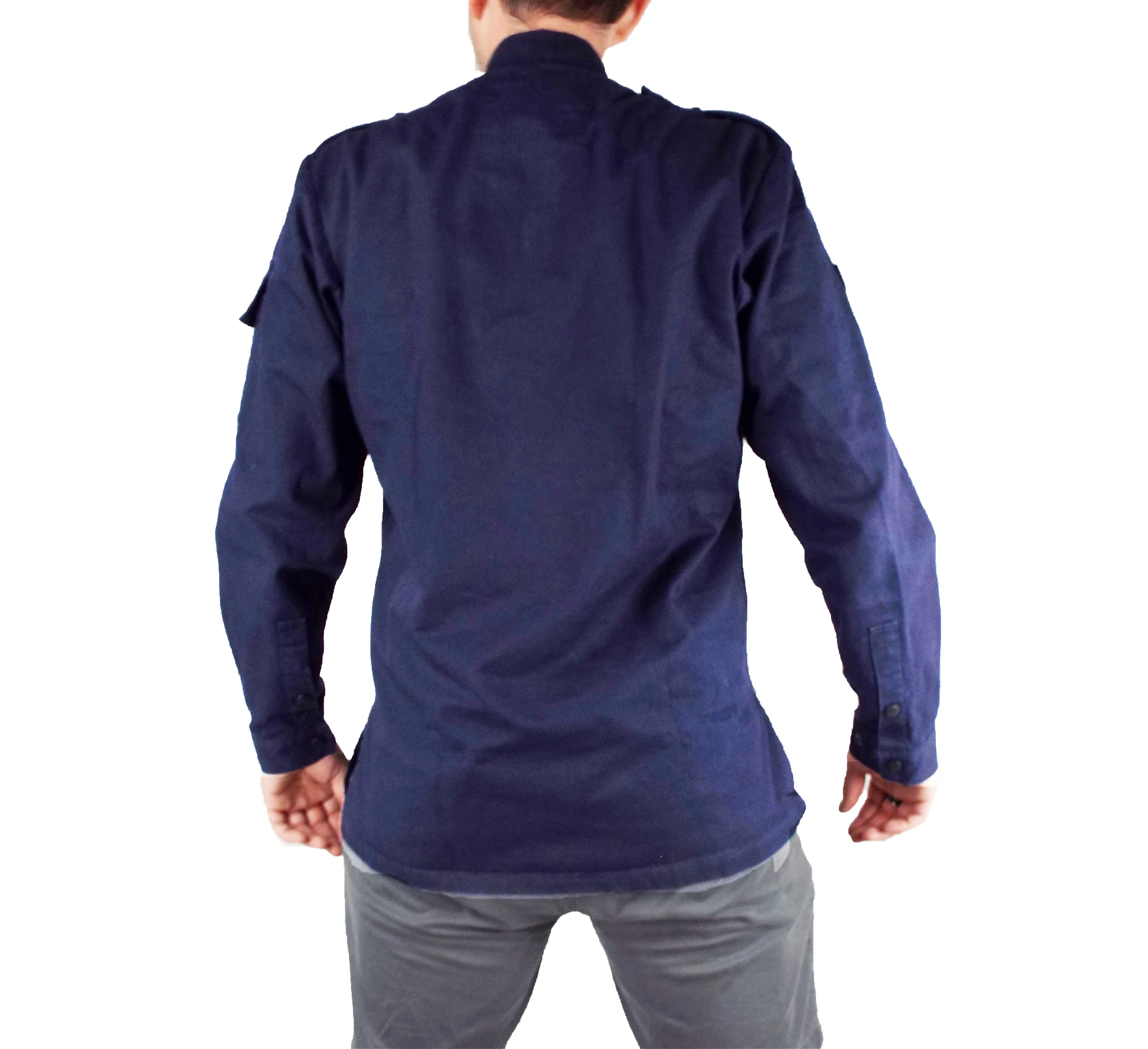 Dutch Navy - Dark Blue Heavyweight Shirt/Fatigue Jacket - Long Sleeve - Grade 1