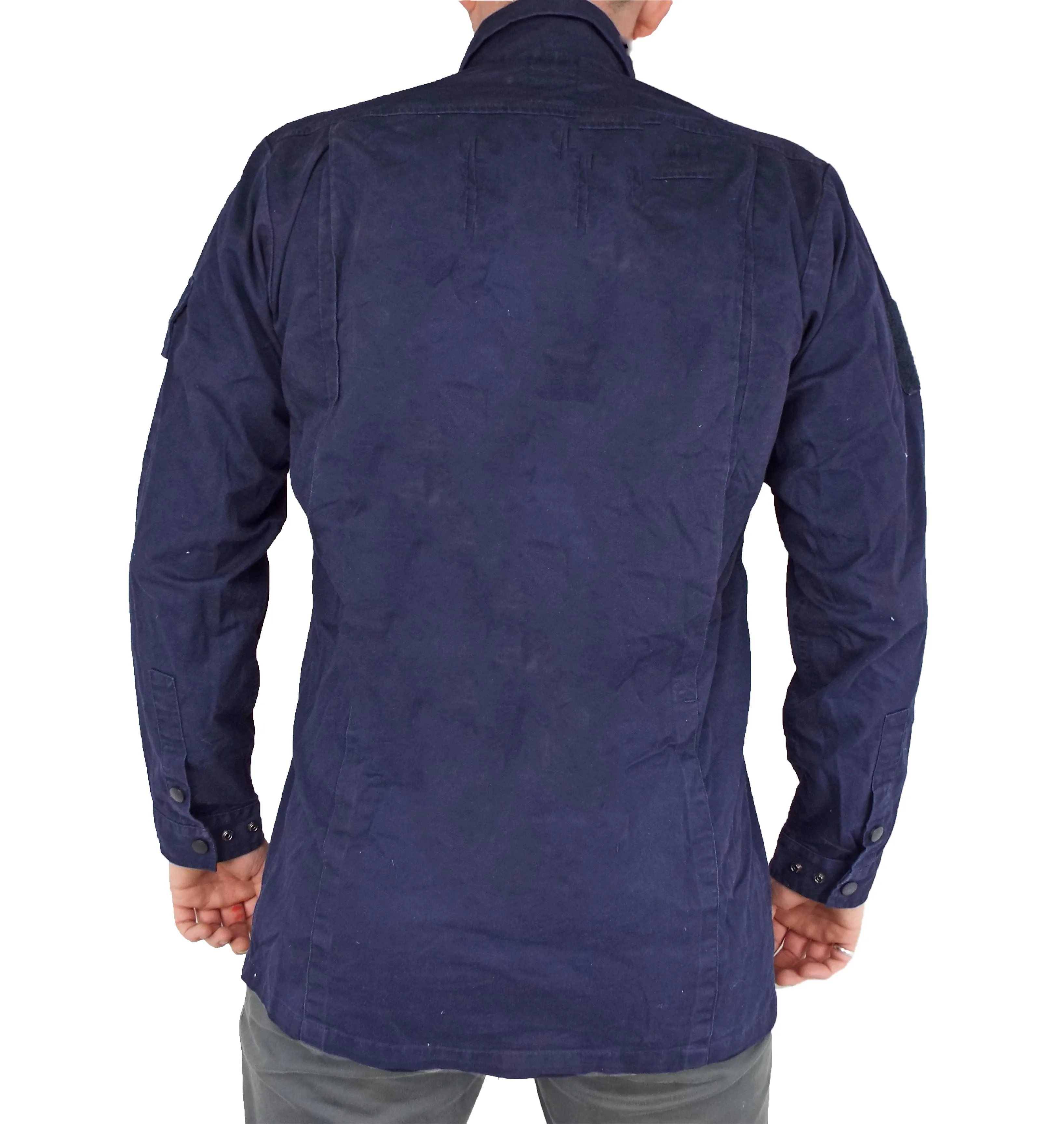 Dutch Navy - Dark Blue Heavyweight Shirt/Fatigue Jacket - Long Sleeve - Grade 1