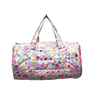 Emojii Printed Duffle Bag