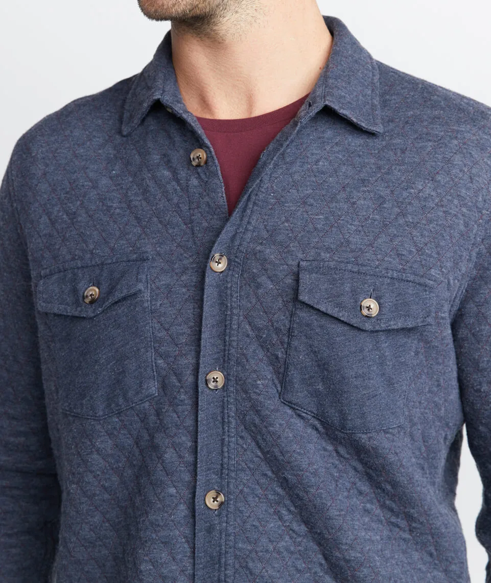 Filbert Quilted Overshirt