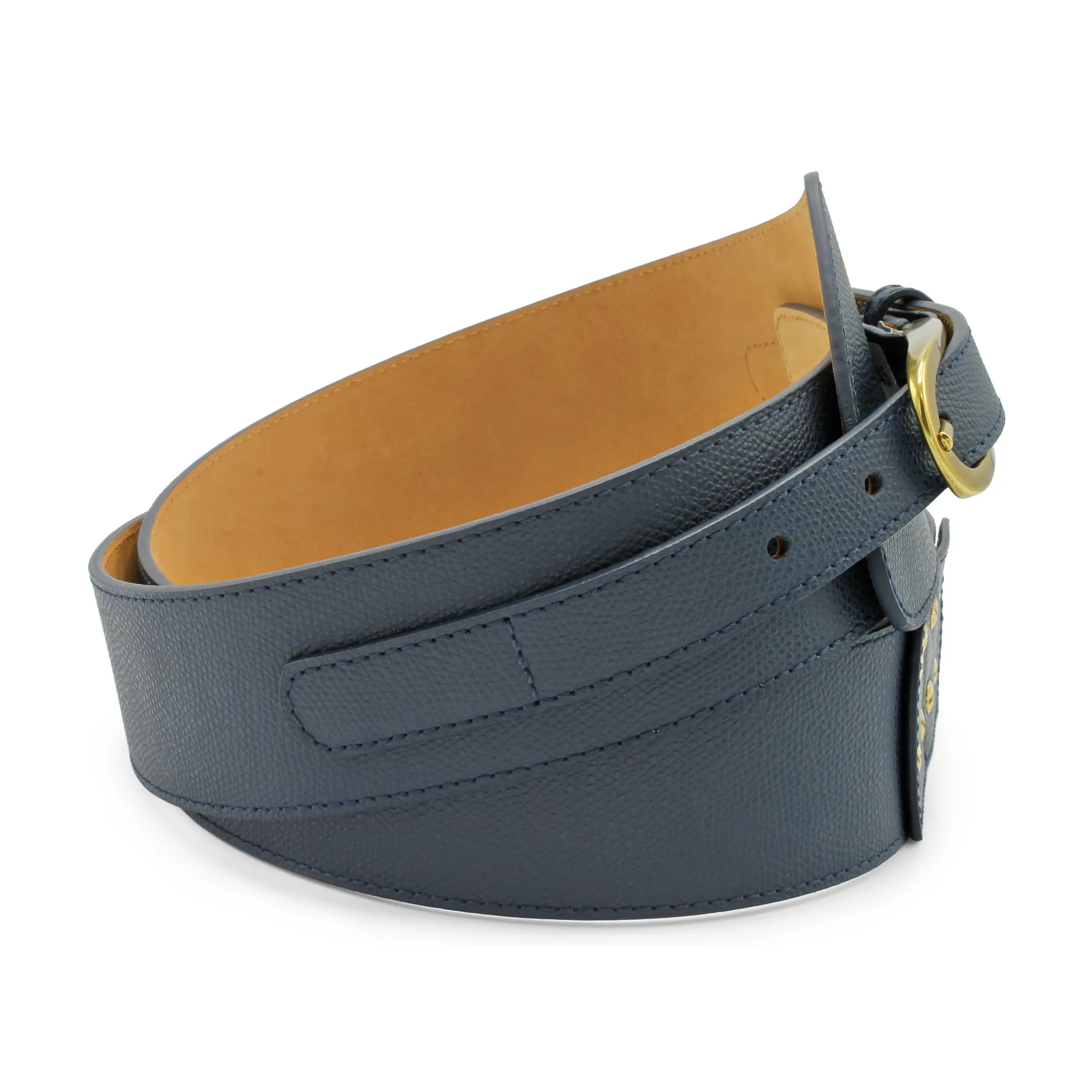 Fonda Assymetric Navy Dauphin Belt