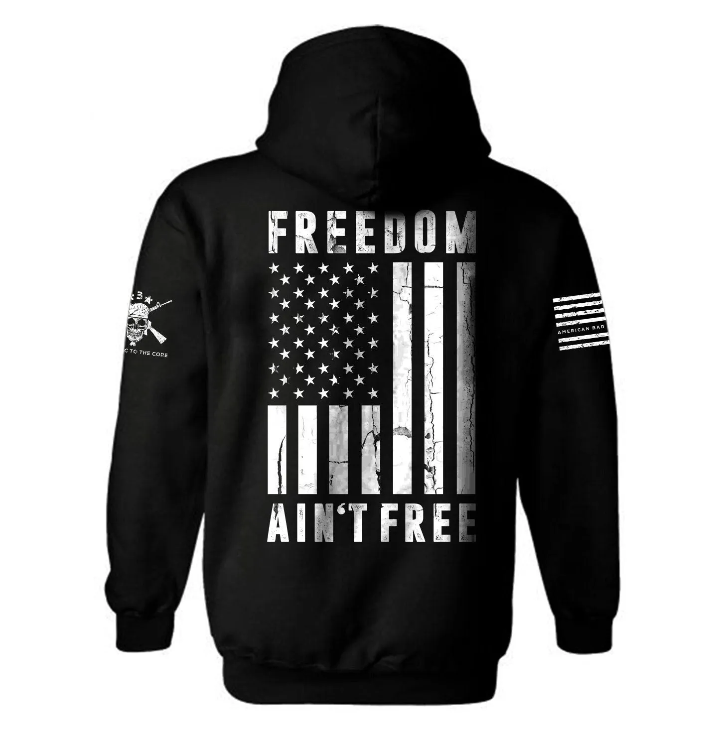 Freedom Ain't Free American Flag Hoodie | Patriotic USA Flag Hoodie | United States Flag Hoodie | we the people | 1776 |  Unisex Hoodie