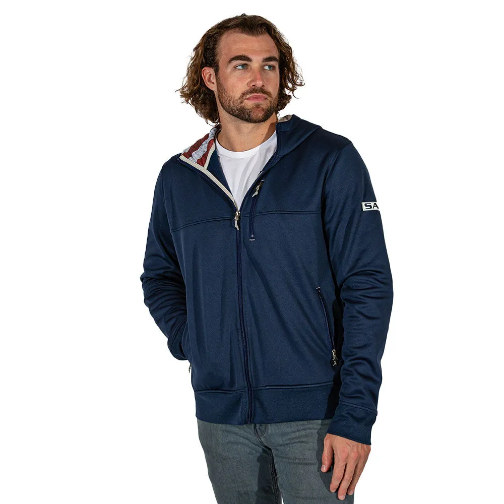 Full Zip Performance Hoodie | American Flag