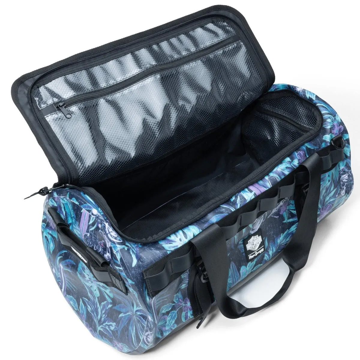 Harley-Davidson x Reyn Spooner Aloha Waterproof 20" x 12" x 11.5" Duffle Bag, Black 96918-23VM