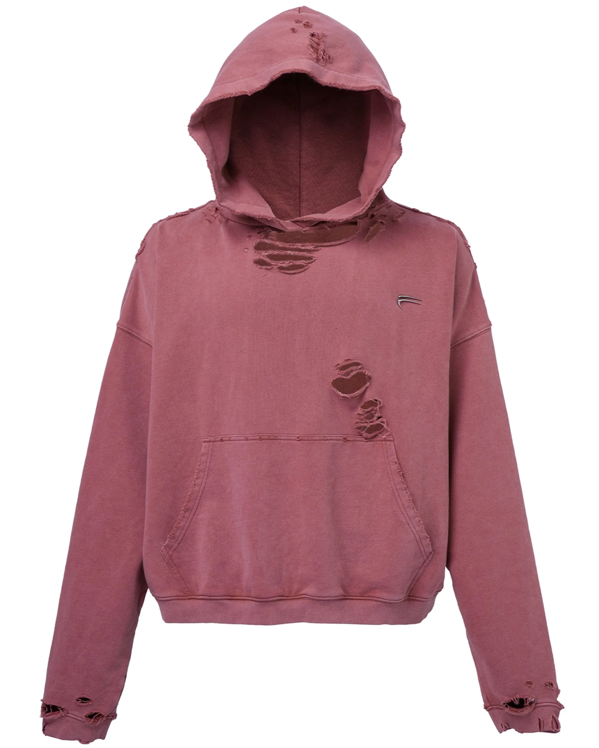 Heavy Distressed Oversized Hoodie