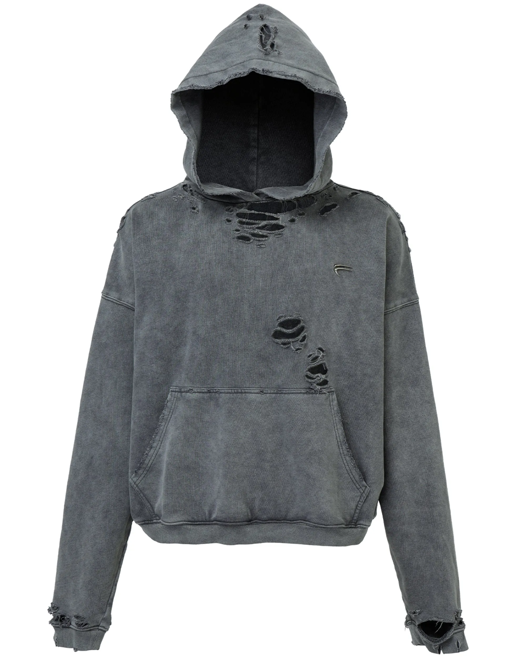 Heavy Distressed Oversized Hoodie