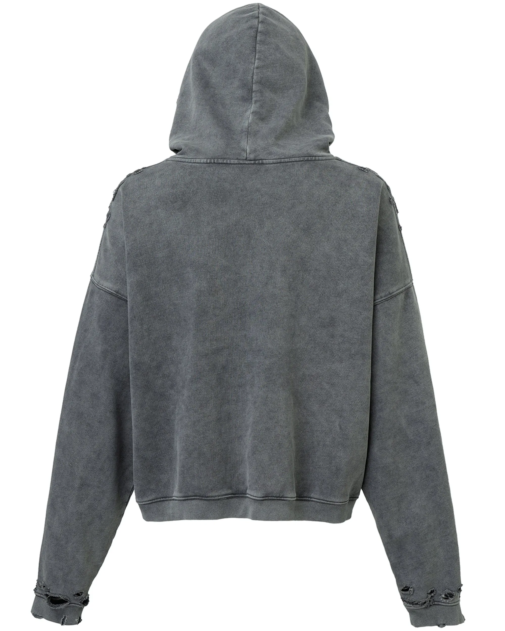 Heavy Distressed Oversized Hoodie