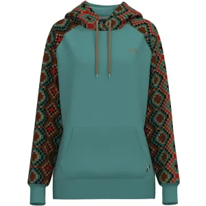 Hooey Punchy Turquoise Ladies Sweat Shirt PH1003TQTN