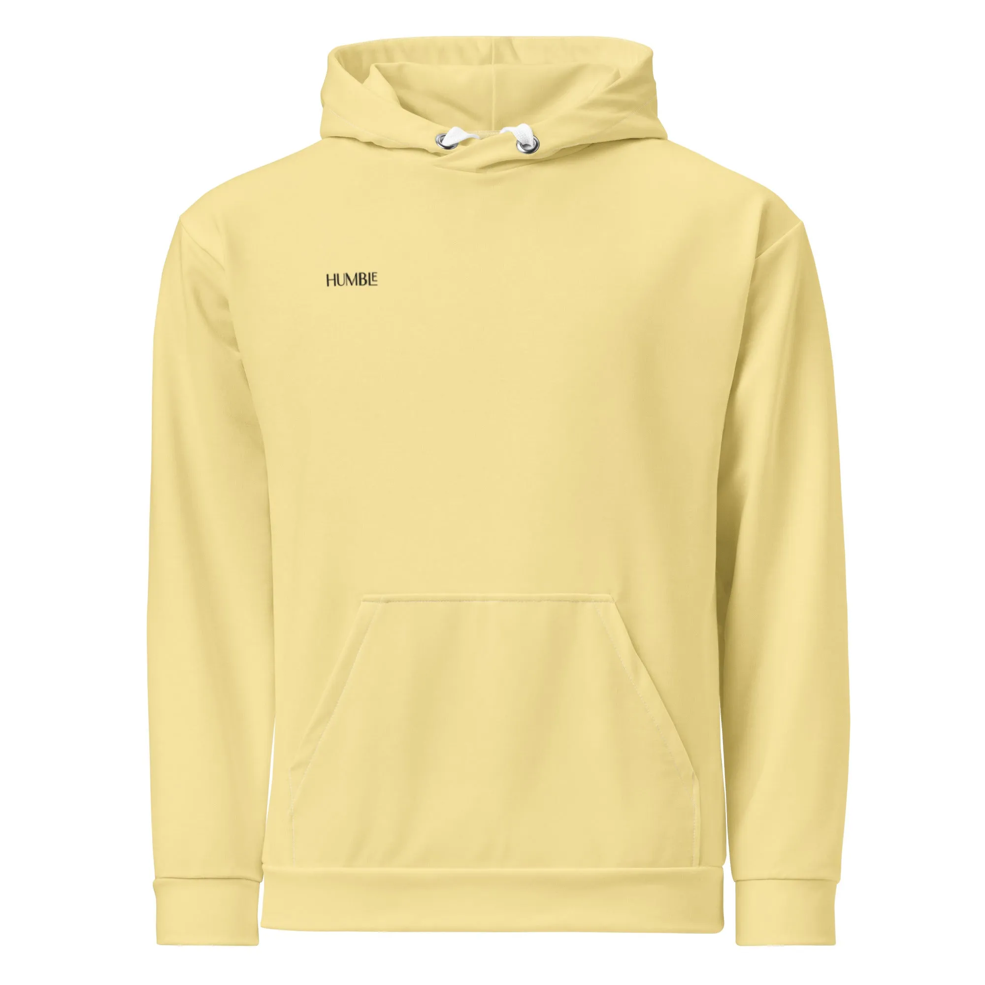 Humble Sportswear™ Light Yellow Relaxed Fit Hoodie