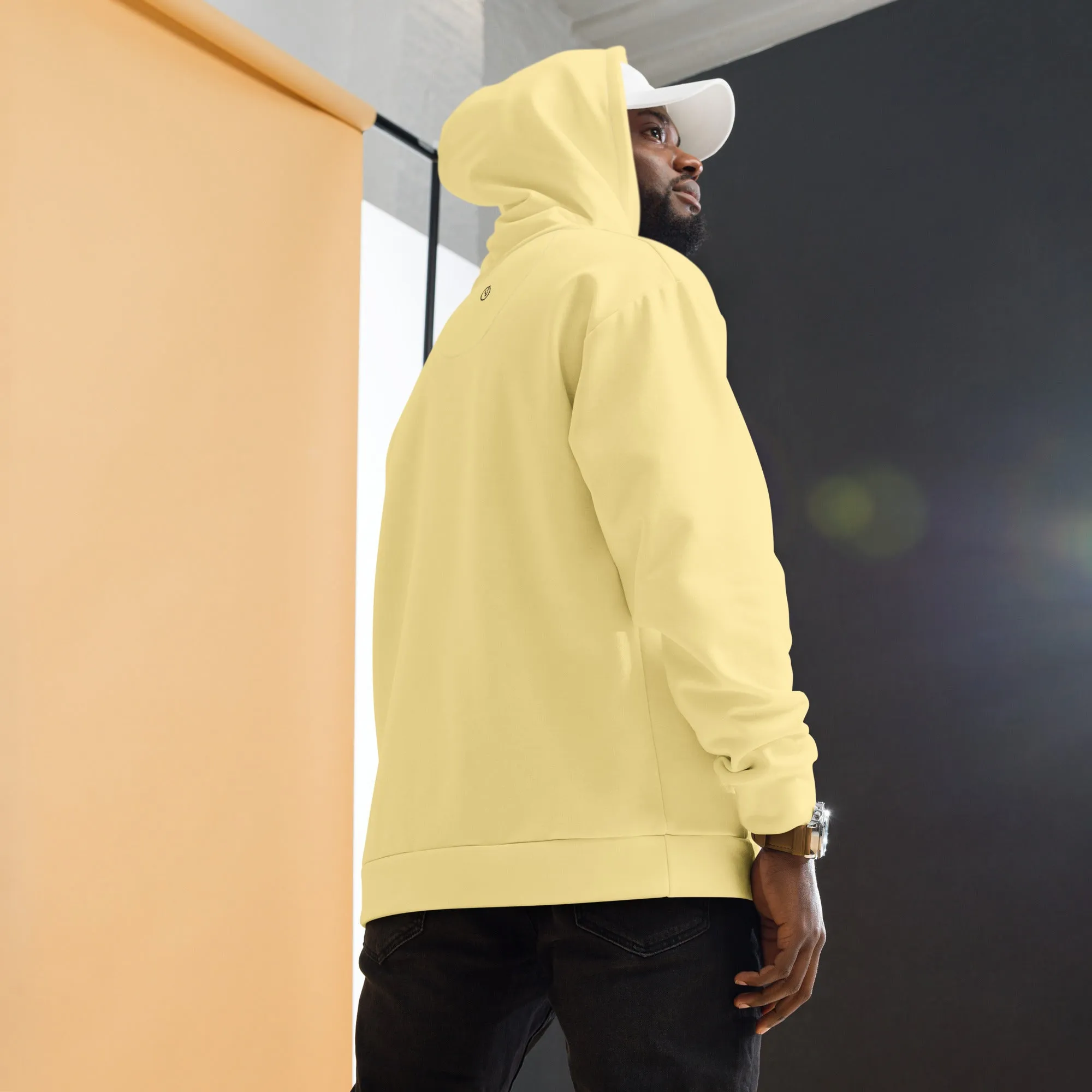 Humble Sportswear™ Light Yellow Relaxed Fit Hoodie