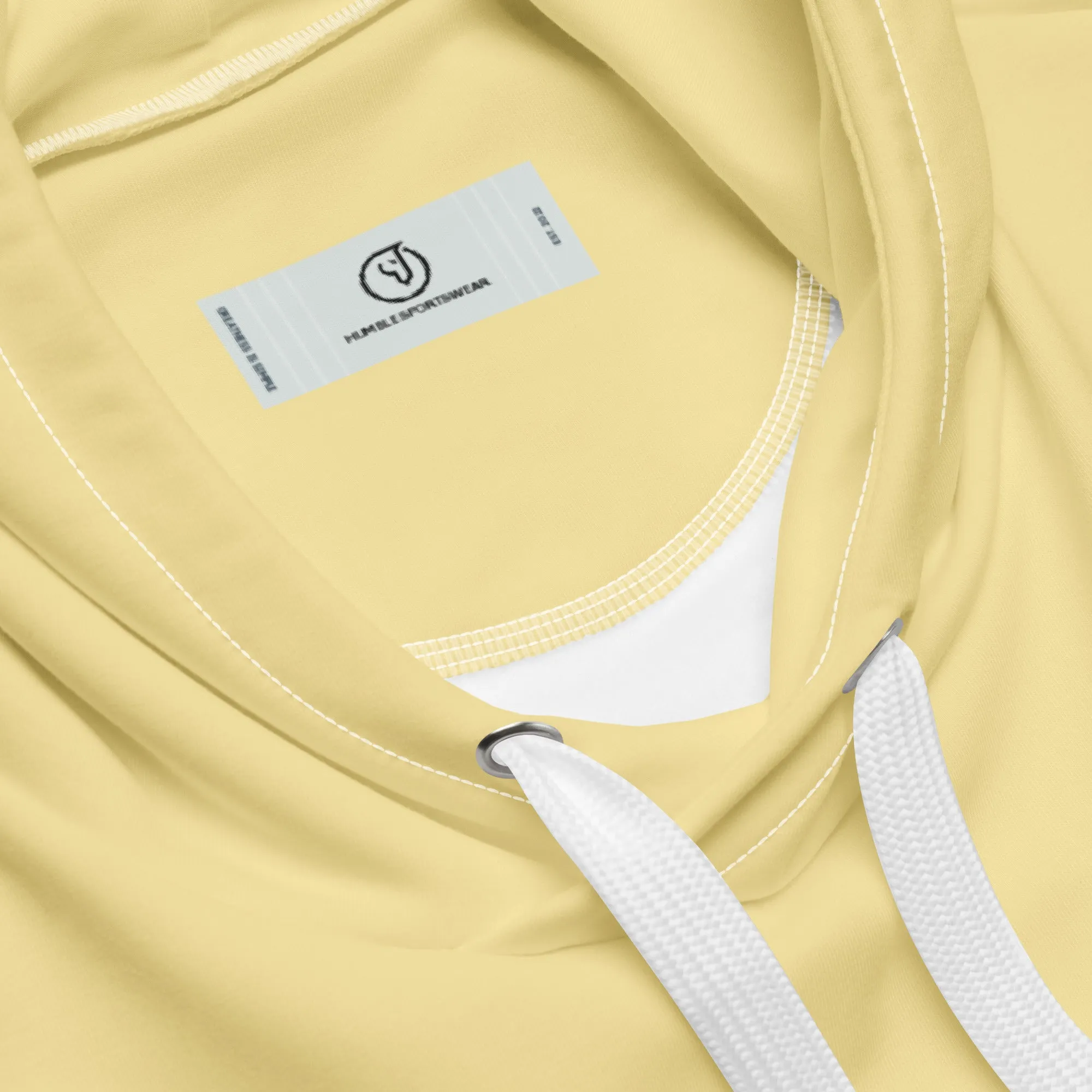 Humble Sportswear™ Light Yellow Relaxed Fit Hoodie