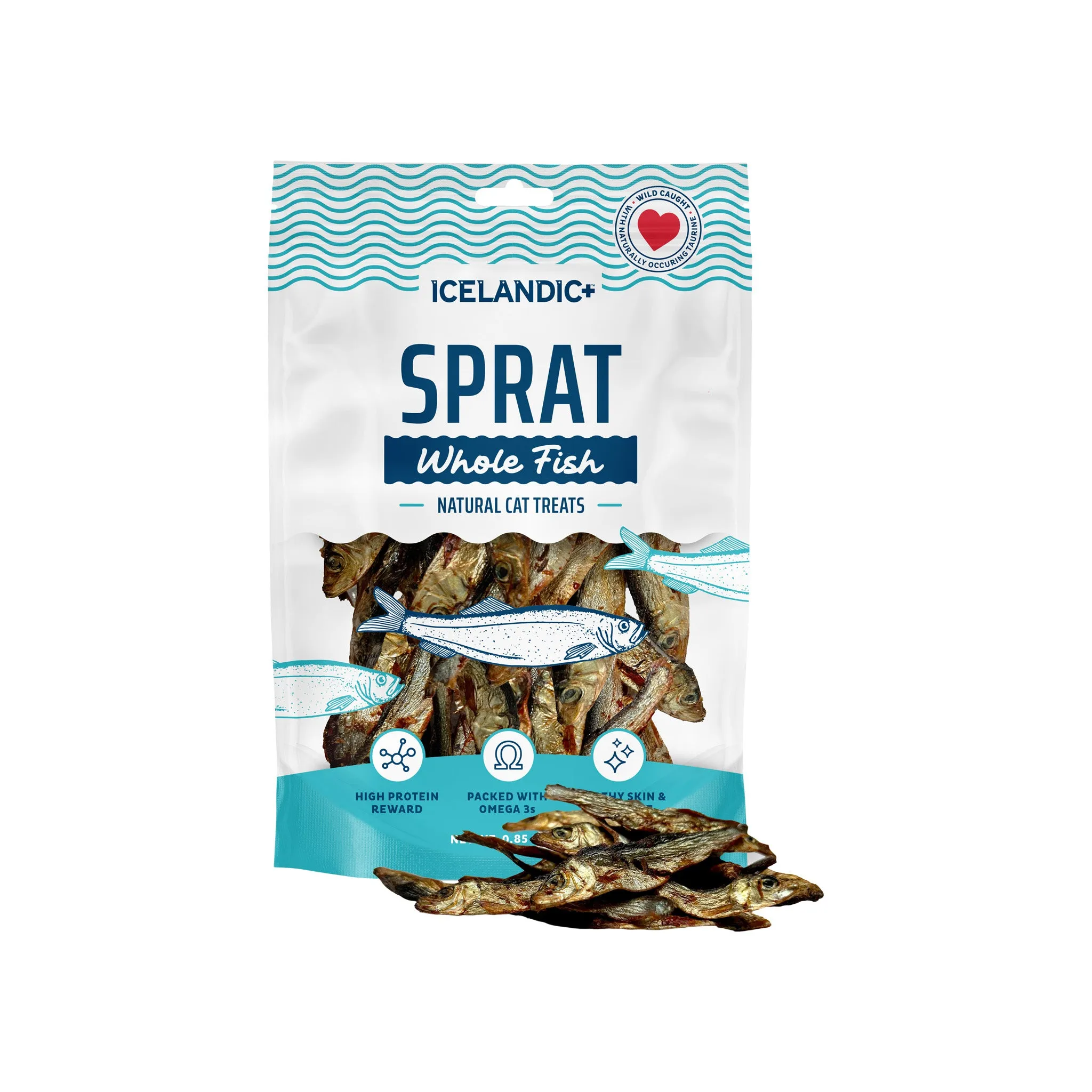 Icelandic  Grain-Free Whole Fish Cat Treats