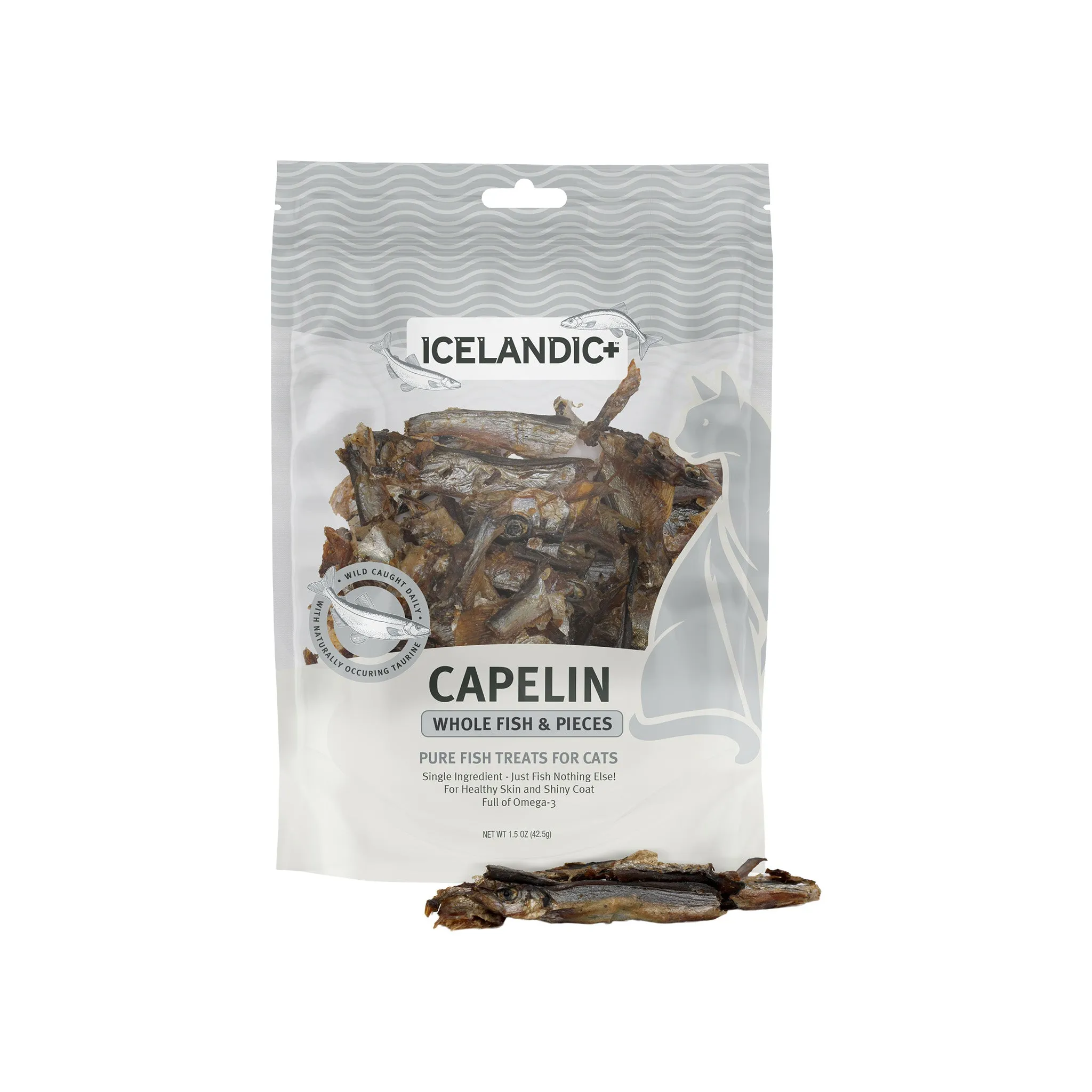 Icelandic  Grain-Free Whole Fish Cat Treats