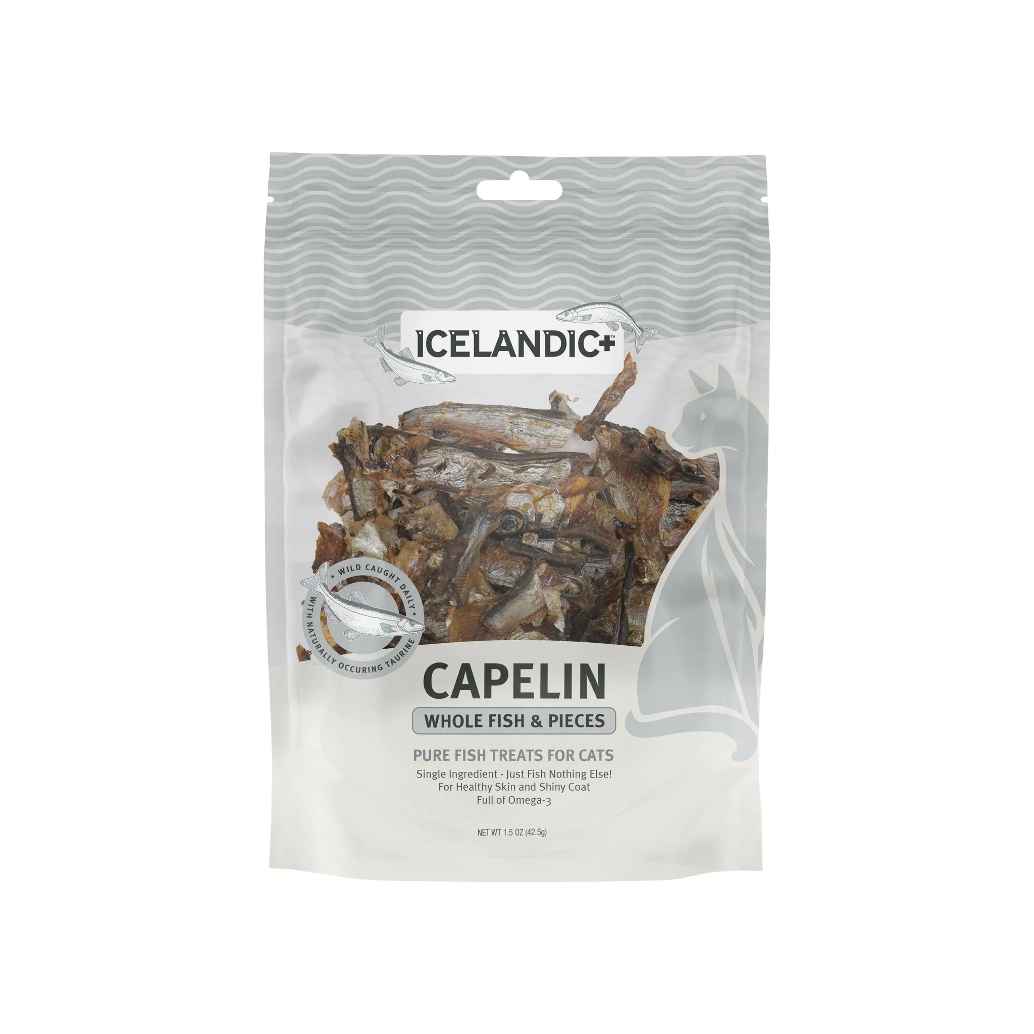 Icelandic  Grain-Free Whole Fish Cat Treats