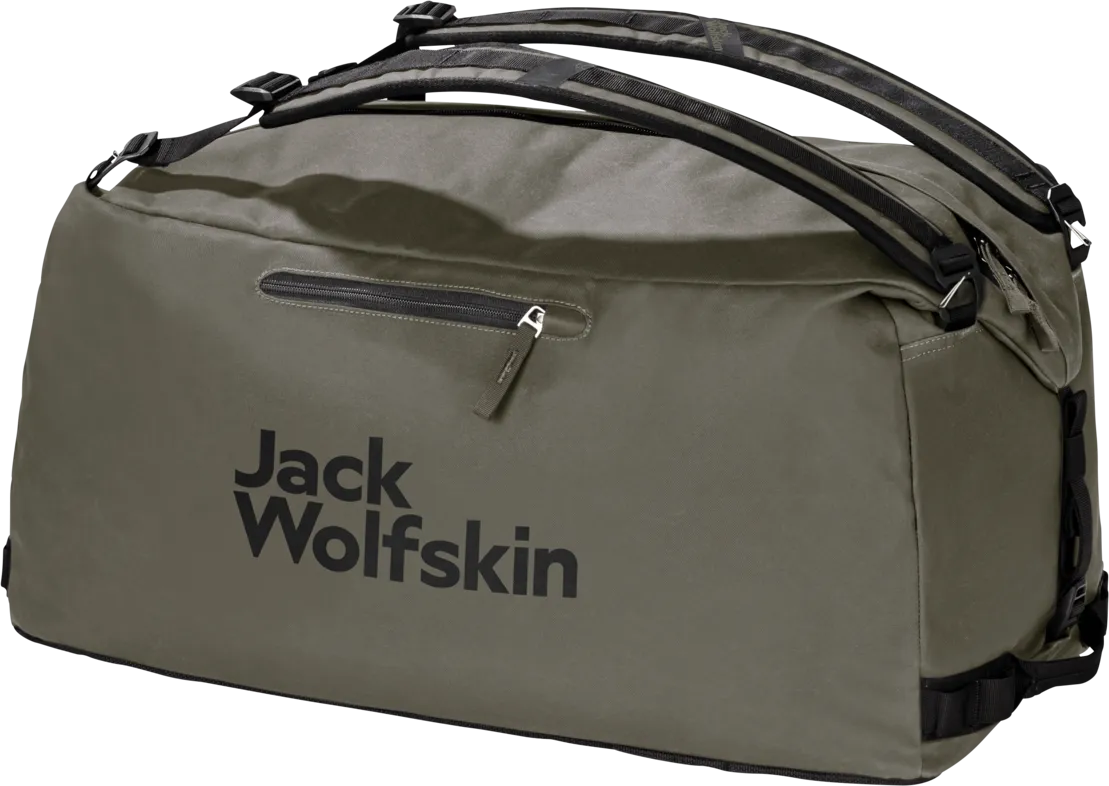 Jack Wolfskin Traveltopia Duffle 65 Dusty Olive | Buy Jack Wolfskin Traveltopia Duffle 65 Dusty Olive here | Outnorth