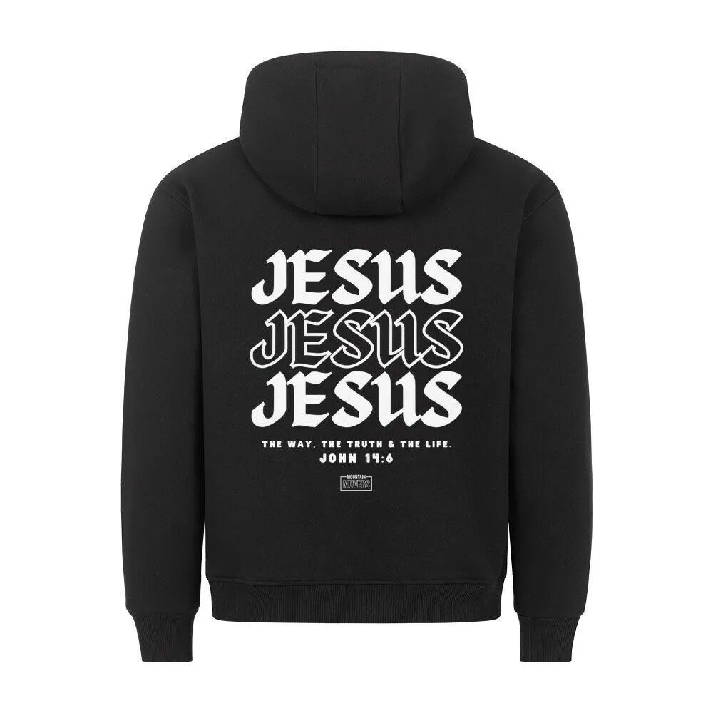 Jesus John 14:6 Hoodie BackPrint