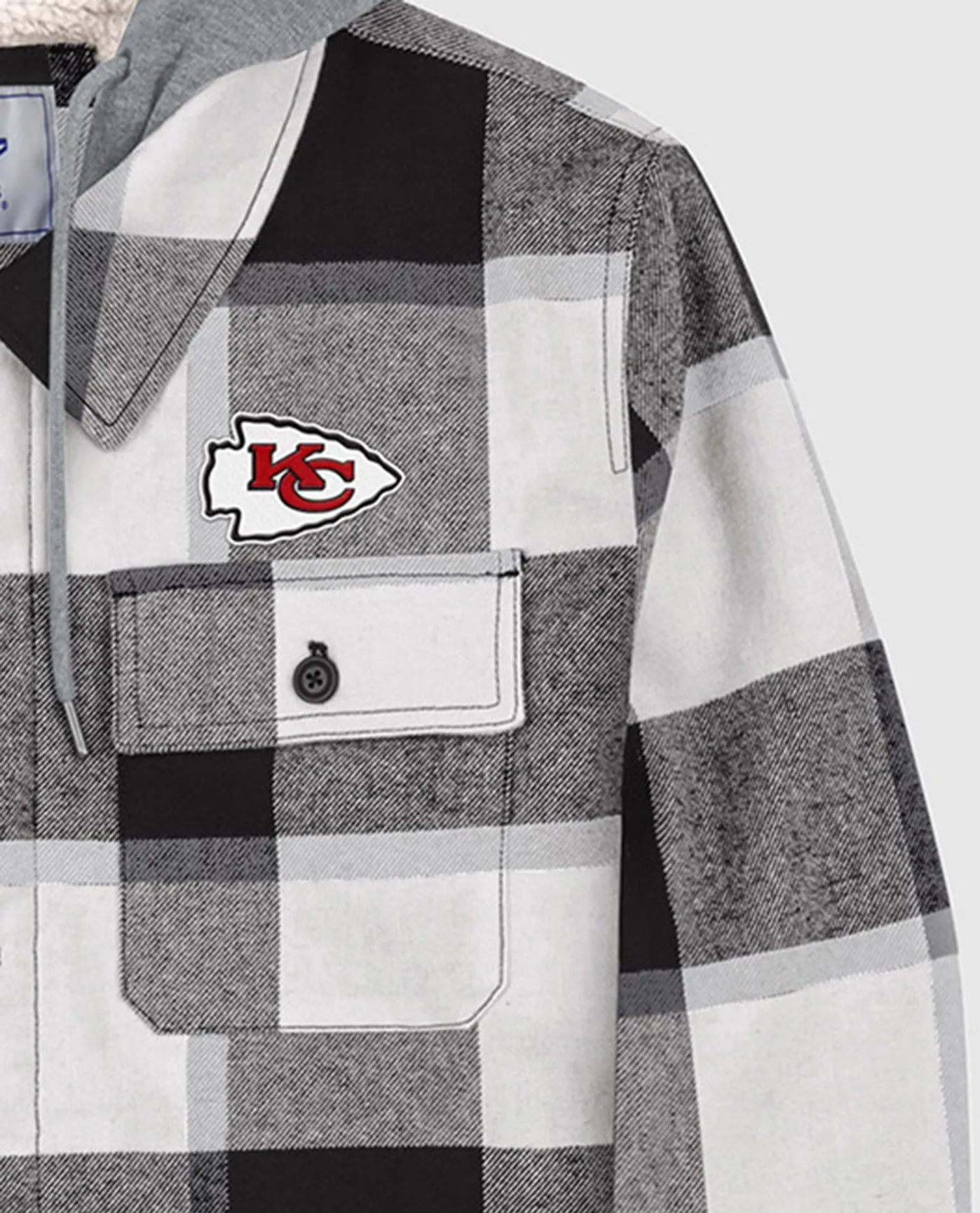 Kansas City Chiefs The Big Joe Sherpa Lined Plaid Jacket