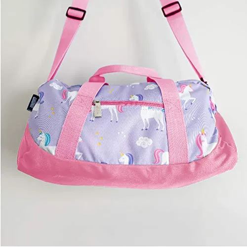 Kids Unicorn Duffel Bag for Travel, Sports, leisure, School